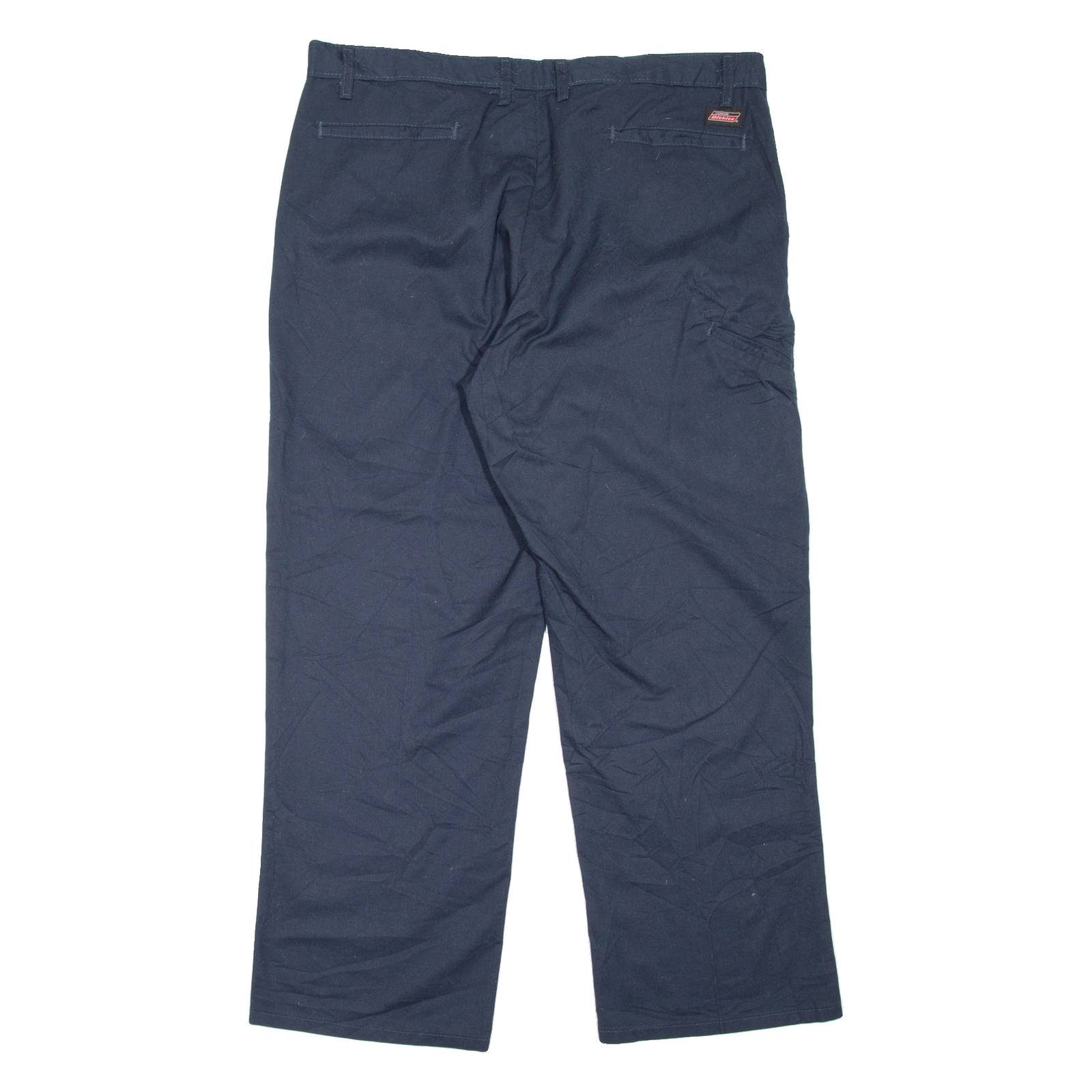 DICKIES Workwear Mens Trousers Blue Loose Straight W38 L29