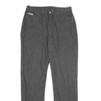 MARELLA Womens Classic Grey Viscose Blend Trousers W30 L32 Zip Pockets