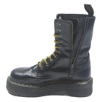 DR MARTENS Jadon Womens Black Leather High Boots UK 5 Platform Lace-Up Chunky