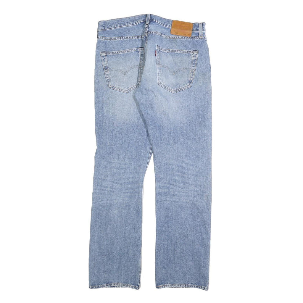 LEVI'S 501 Mens Jeans Blue Regular Straight Denim Light W32 L30 Classic Fit