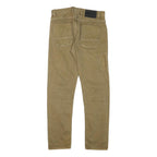 JACK & JONES Mens Slim Fit Workwear Beige Cotton Blend Twill W31 L30 Work Jeans