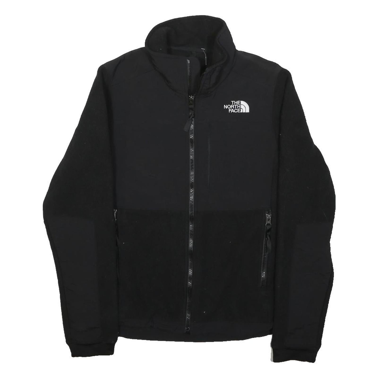 THE NORTH FACE Womens Black Zip Jacket XS Polyester Fleece Outdoor Warm