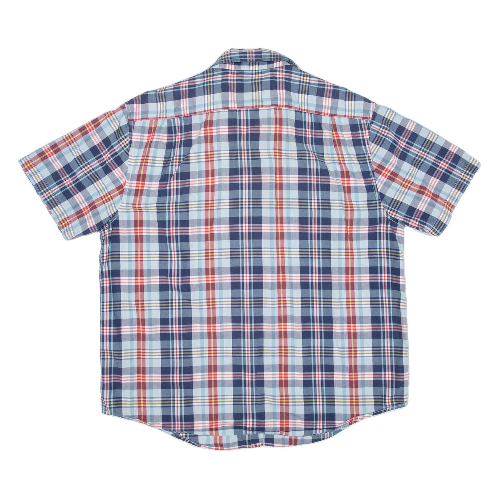 NAUTICA Mens Shirt Blue Check L