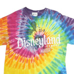 DISNEY PARKS Mens Colourblock Tie Dye T-Shirt M Short Sleeve Crew Neck Mickey