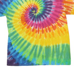 DISNEY PARKS Mens Colourblock Tie Dye T-Shirt M Short Sleeve Crew Neck Mickey