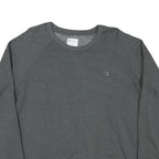 CHAMPION Mens Grey Cotton Blend Crew Neck XL Classic Logo Sweatshirt
