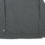 CHAMPION Mens Grey Cotton Blend Crew Neck XL Classic Logo Sweatshirt