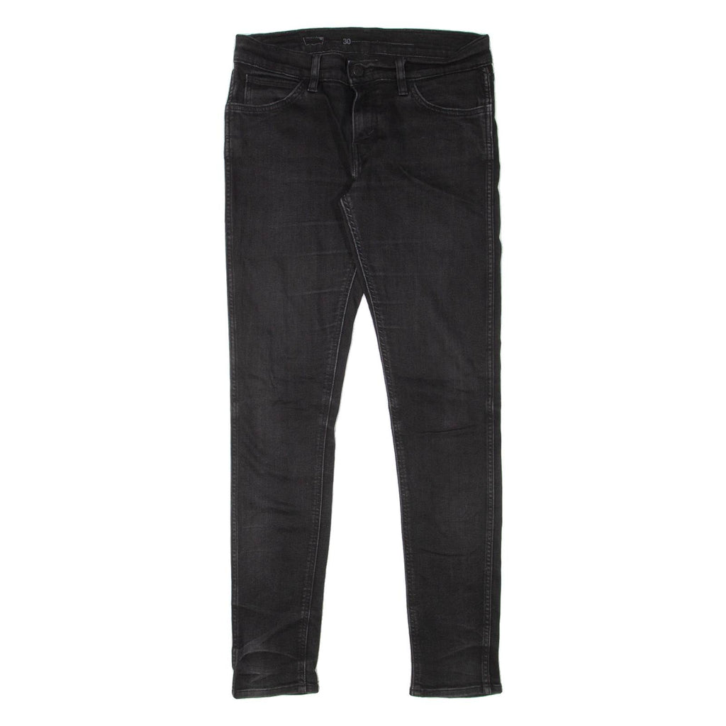 LEVI'S Womens Jeans Black Slim Skinny W30 L31