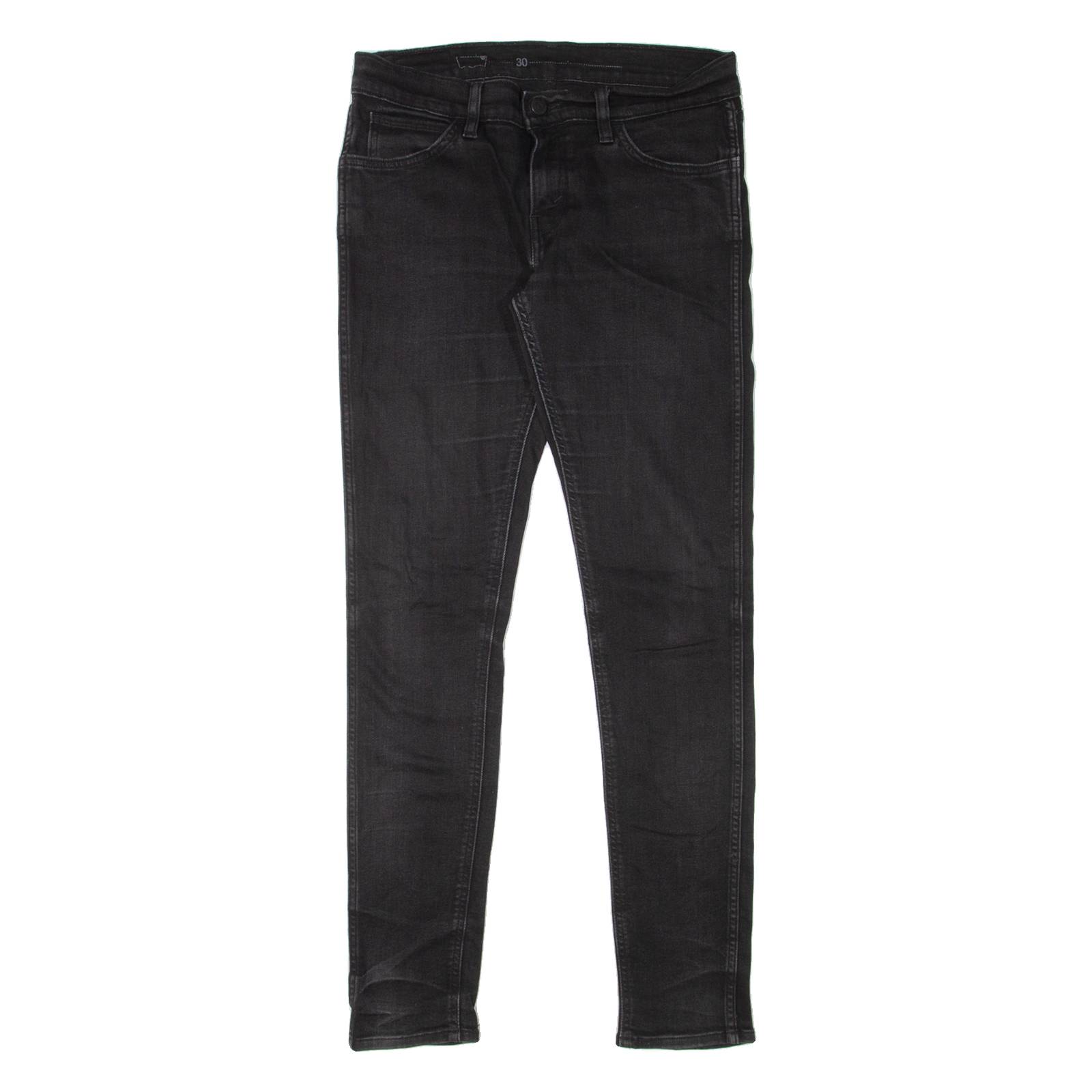 LEVI'S Womens Jeans Black Slim Skinny W30 L31