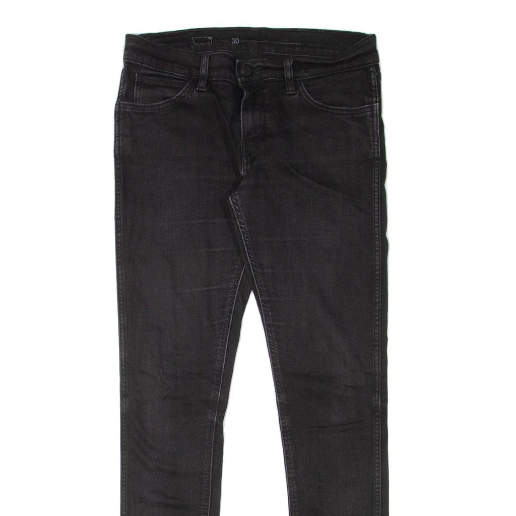 LEVI'S Womens Jeans Black Slim Skinny W30 L31