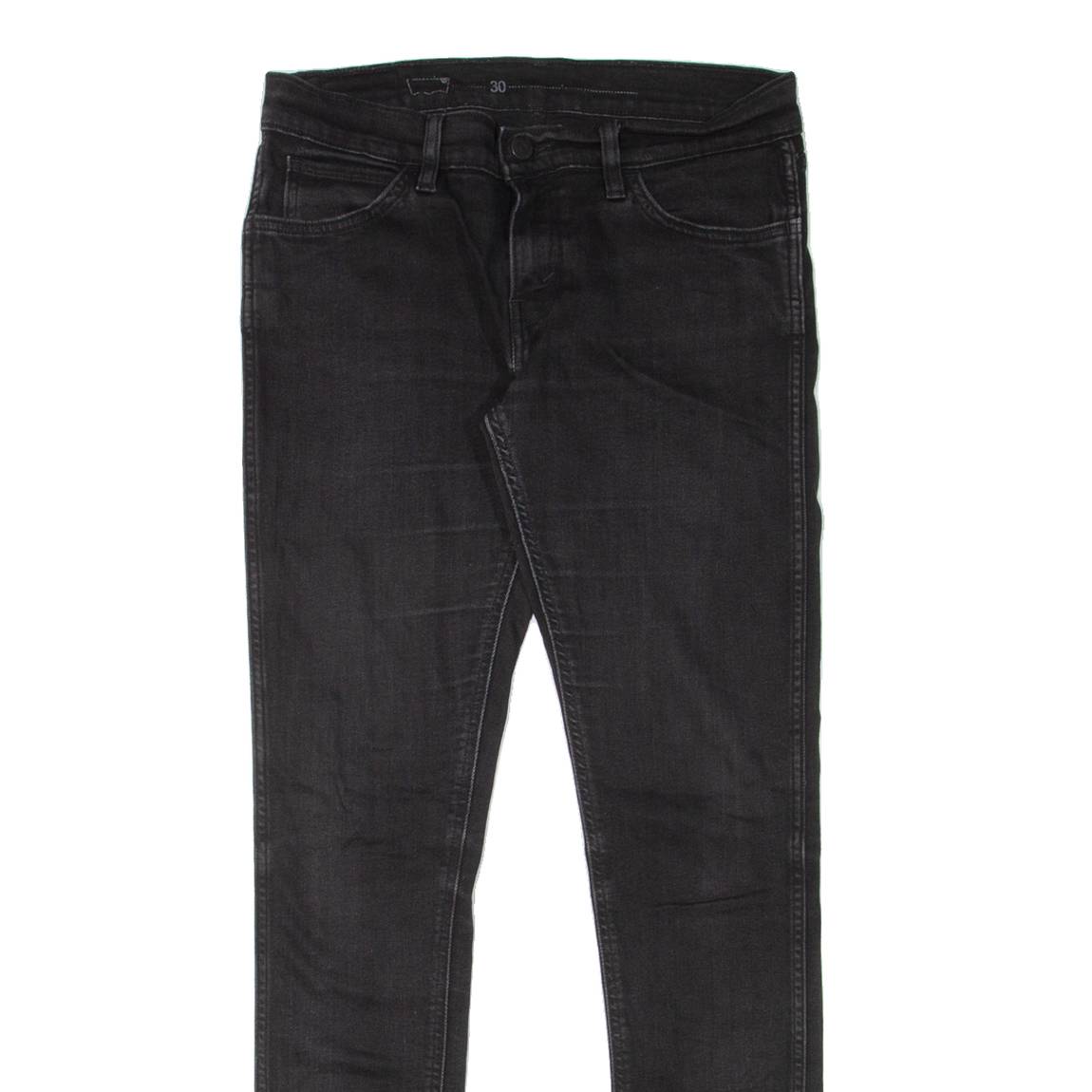 LEVI'S Womens Jeans Black Slim Skinny W30 L31
