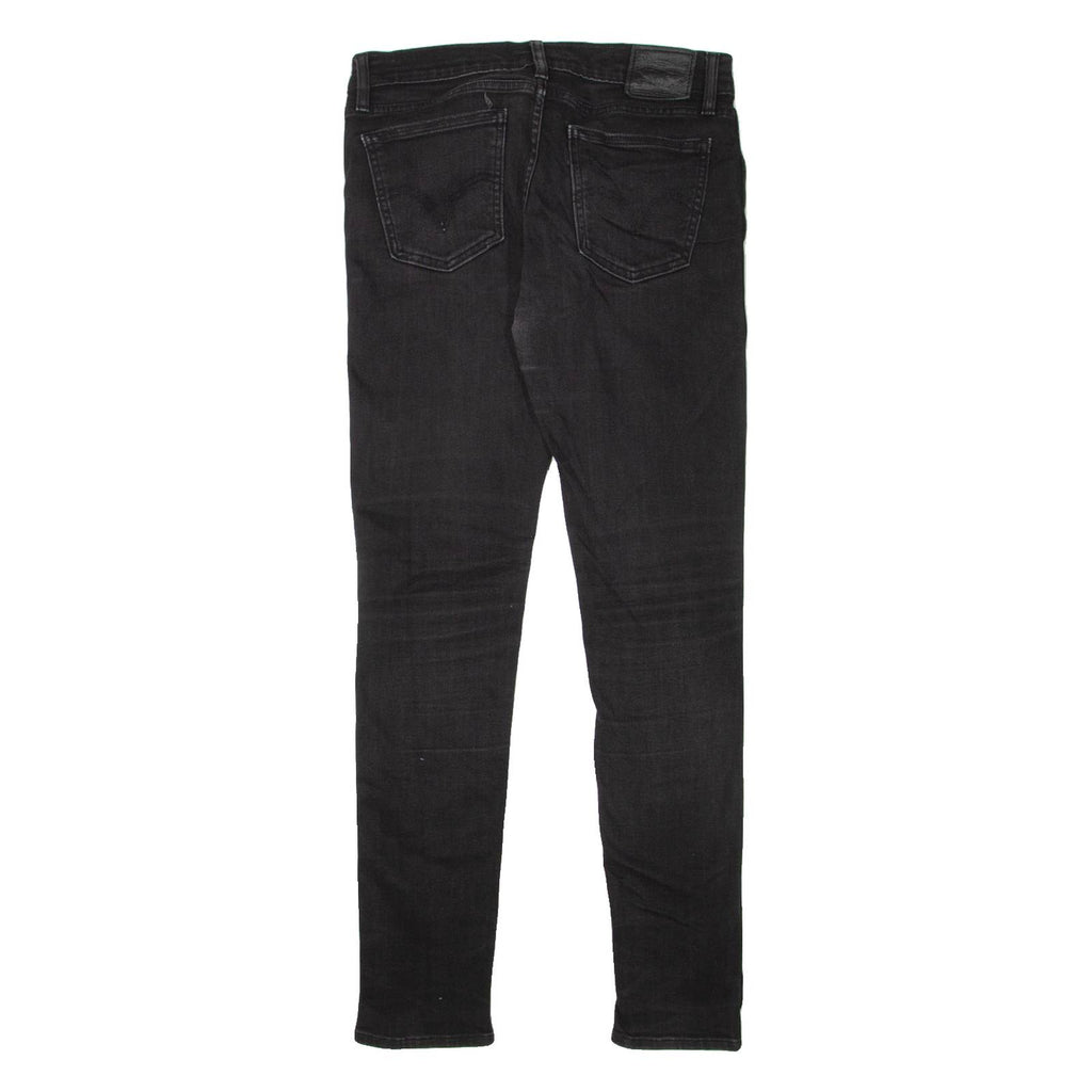 LEVI'S Womens Jeans Black Slim Skinny W30 L31