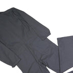 ARAMARK Mens Black Dungarees Regular Fit Polyester Blend S W40 L31 Workwear