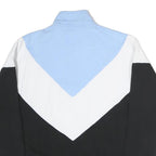 FILA Womens Blue & White & Black Sweatshirt High Neck M Cotton Pullover