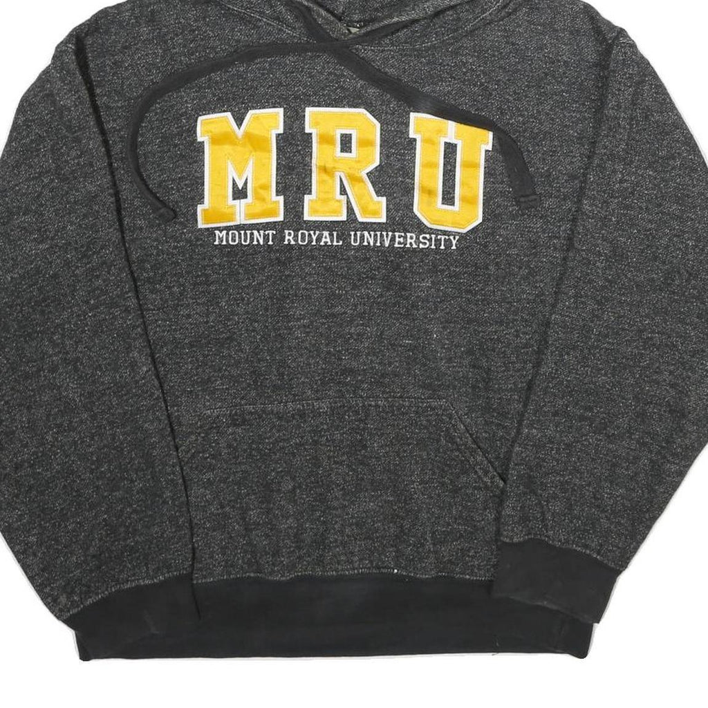 JPT CLASSICS Mens Grey Hoodie MRU Mount Royal University M Cotton Blend