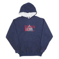 Mens Navy Blue Washington DC Hoodie XL Cotton Blend Pullover Hooded Sweatshirt