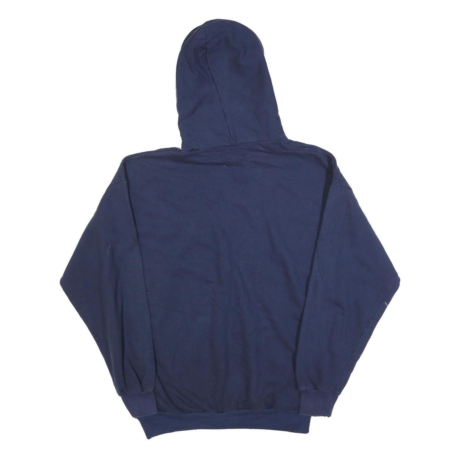 Mens Navy Blue Washington DC Hoodie XL Cotton Blend Pullover Hooded Sweatshirt