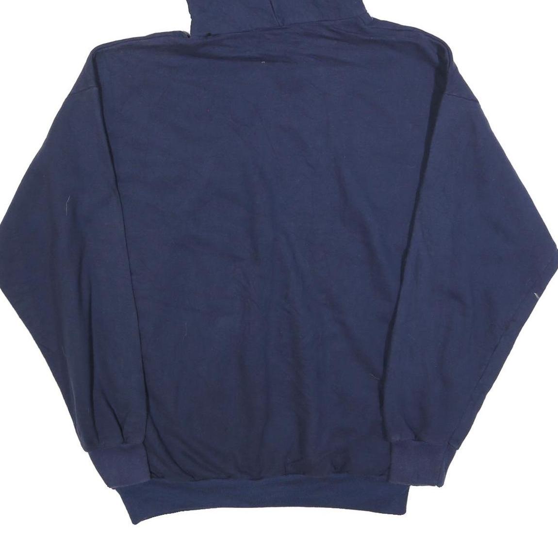 Mens Navy Blue Washington DC Hoodie XL Cotton Blend Pullover Hooded Sweatshirt