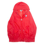 SPORTSWEAR Mens Rain Jacket Red Hooded XL