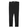 LEVI'S Womens Black Slim Skinny Denim Cotton Blend W28 L28 Stylish Zip Jeans