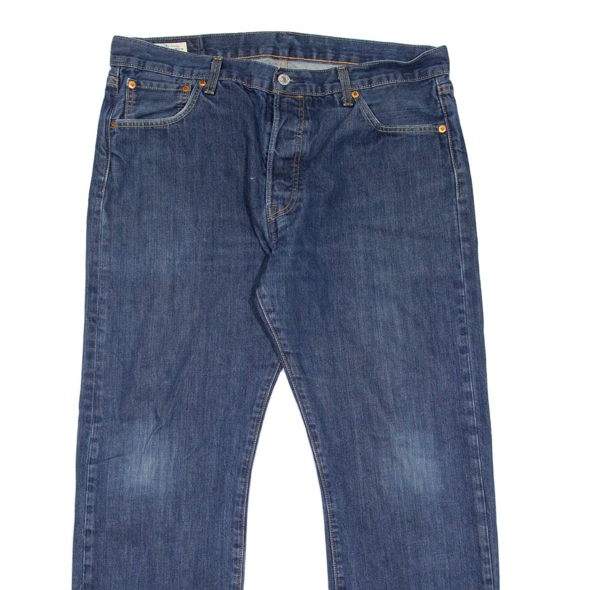 LEVI'S 501 BIG E Jeans Mens Blue Regular Straight W36 L30