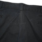DICKIES Mens Black Cargo Shorts XL W40 Relaxed Fit Cotton Blend Workwear