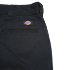 DICKIES Mens Black Cargo Shorts XL W40 Relaxed Fit Cotton Blend Workwear