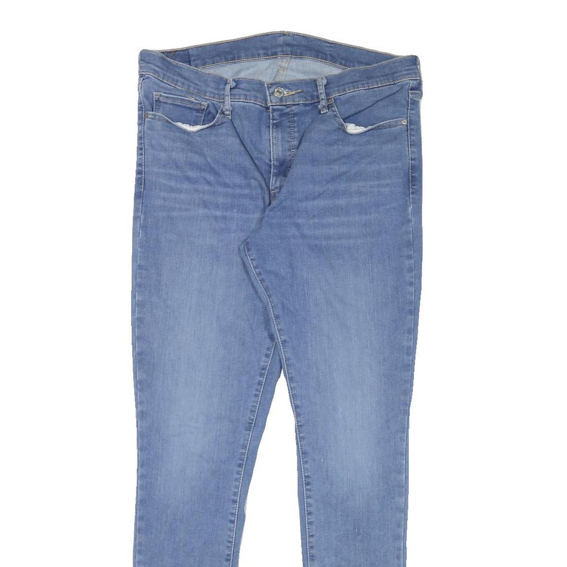 LEVI'S Womens Jeans Blue Slim Skinny Denim Medium W33 L31 Classic Fit Zip