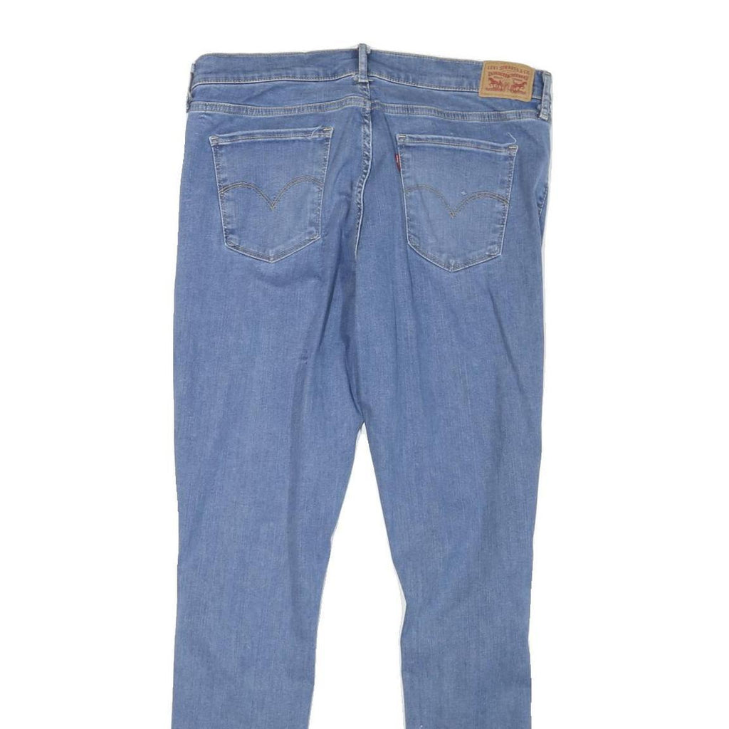 LEVI'S Womens Jeans Blue Slim Skinny Denim Medium W33 L31 Classic Fit Zip