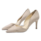 PRIMADONNA Womens Classic Pointed Heel Court Shoes Beige Synthetic UK 5 Elegant