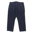 DICKIES Mens Jeans Blue Regular Straight Denim W42 L31 Workwear Style