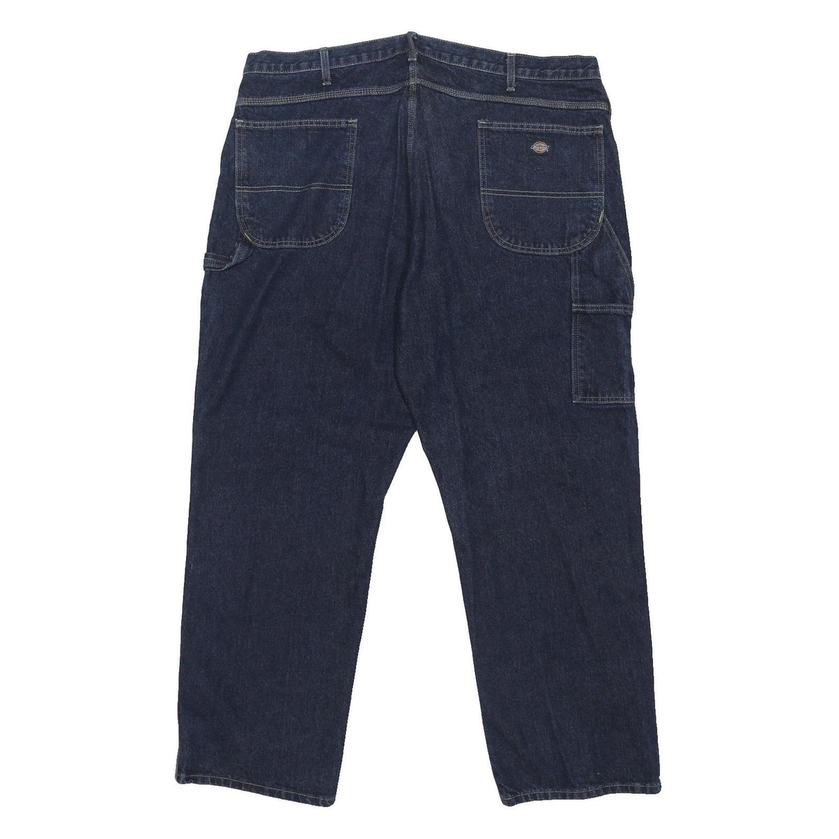 DICKIES Mens Jeans Blue Regular Straight Denim W42 L31 Workwear Style