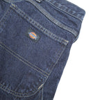 DICKIES Mens Jeans Blue Regular Straight Denim W42 L31 Workwear Style