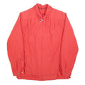 Womens Red Lightweight Plain Jacket S Polyester Blend Zip Closure