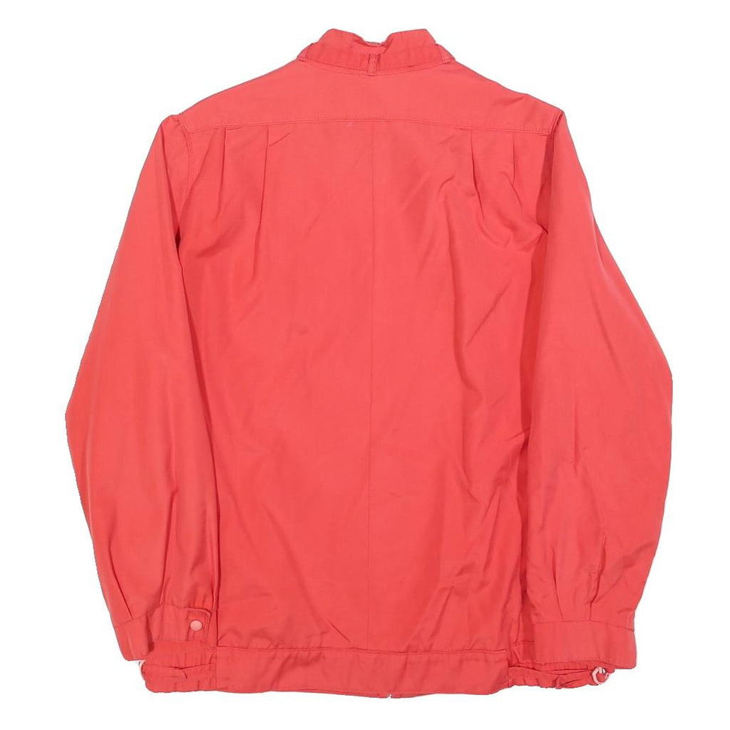 Womens Red Lightweight Plain Jacket S Polyester Blend Zip Closure