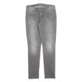 LEVI'S Womens Slim Grey Jeans Denim W29 L32 Classic Fit Zip Closure