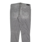LEVI'S Womens Slim Grey Jeans Denim W29 L32 Classic Fit Zip Closure