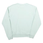 FILA Womens Light Green Cotton Blend Crew Neck Sweatshirt L Casual Pullover