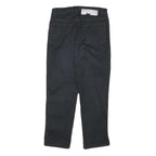 ICE JEANS Womens Cotton Blend Black Regular Straight Trousers W24 L21 Stylish