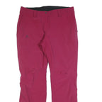SALOMON Womens Polyester Blend Pink & Black Outdoor Trousers W38 L32 Regular Fit