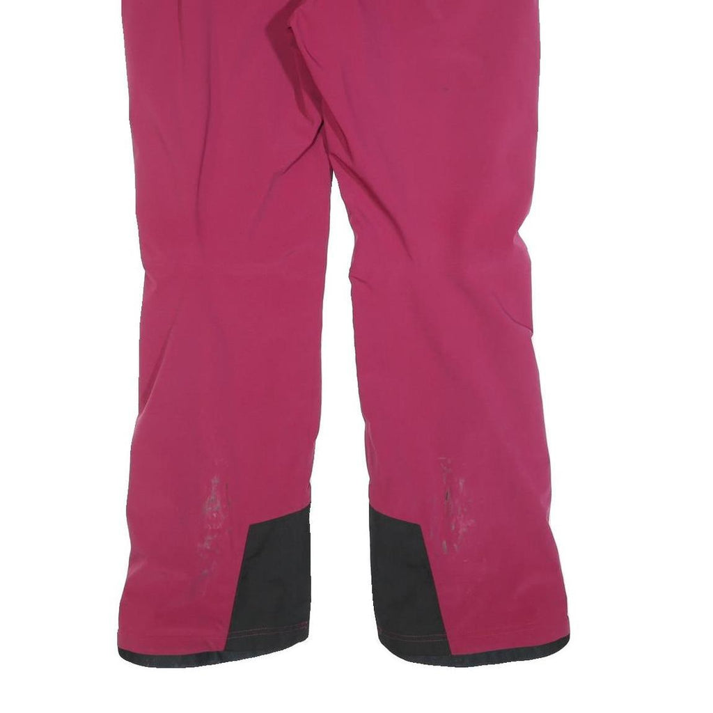 SALOMON Womens Polyester Blend Pink & Black Outdoor Trousers W38 L32 Regular Fit