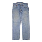 LEVI'S 501 Mens Jeans Blue Regular Straight Denim Medium W34 L31 Classic Cotton