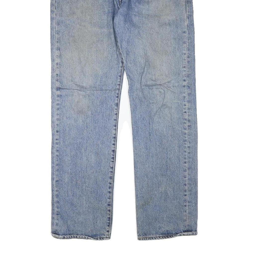 LEVI'S 501 Mens Jeans Blue Regular Straight Denim Medium W34 L31 Classic Cotton