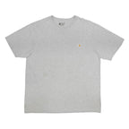 CARHARTT Mens Grey Workwear Pocket T-Shirt XL Cotton Blend Short Sleeve Crew