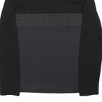 LACOSTE Mens Black & Grey Long Sleeve Colourblock Polo Shirt M Classic Fit