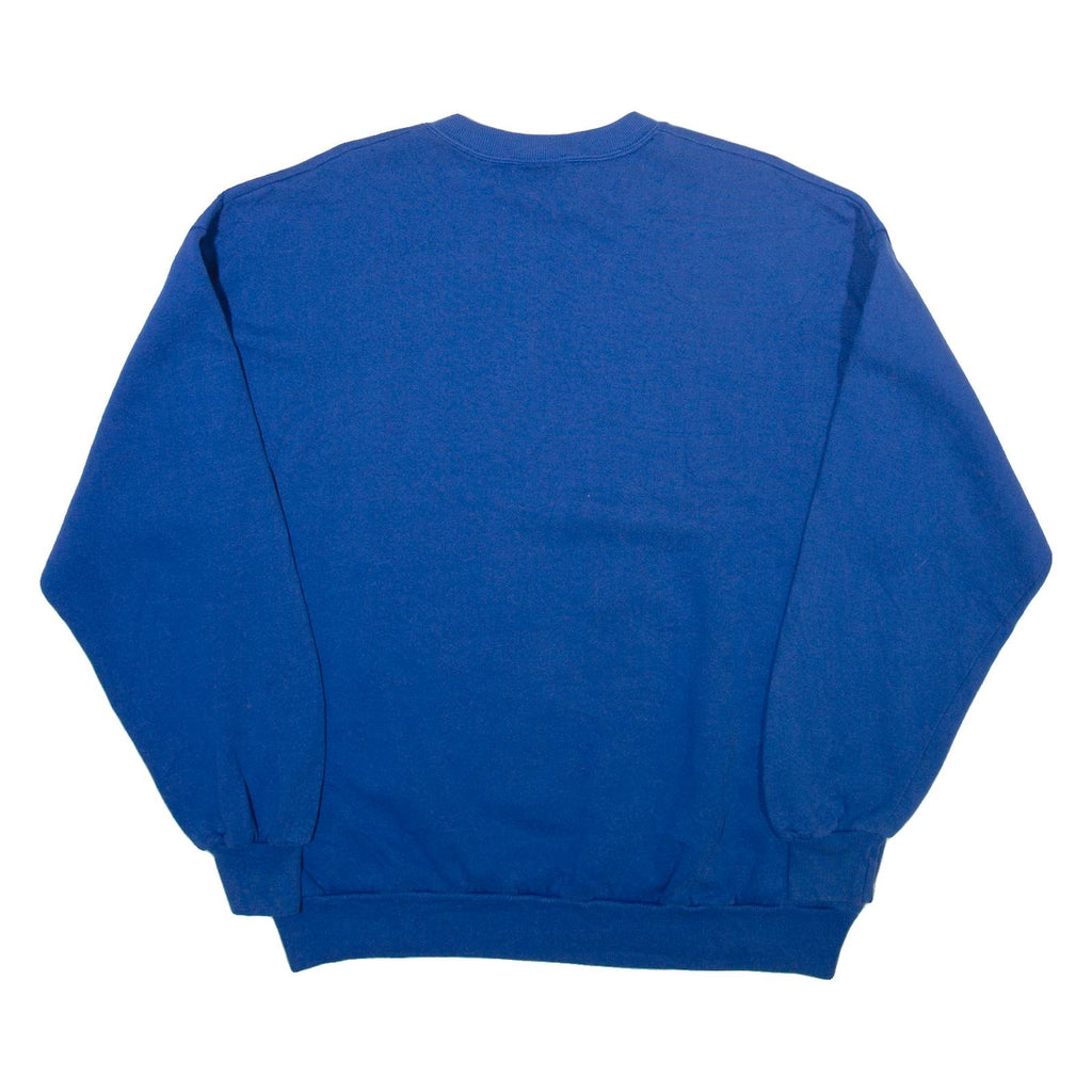 JERZEES Mens Sweatshirt Blue XL