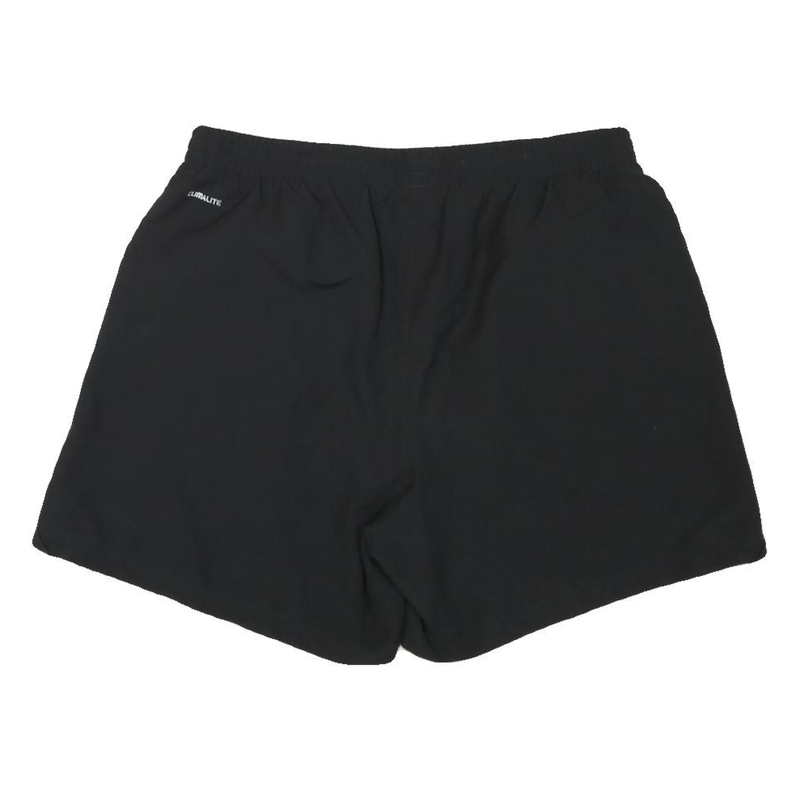 ADIDAS Mens Black Sports Shorts XL W33 Polyester Blend Casual Athletic Gym