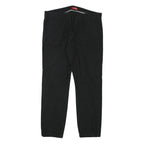 GUESS Mens Black Regular Fit Straight Denim Jeans W38 L30 Classic Style