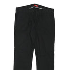 GUESS Mens Black Regular Fit Straight Denim Jeans W38 L30 Classic Style