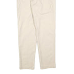 JOAH KRAUS Womens Cotton Blend Beige Regular Straight Trousers W34 L32 Stylish
